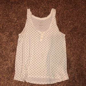 American Eagle polka dot tank